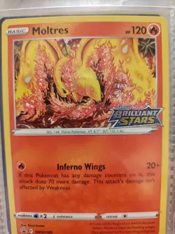 Pokemon TCG Moltres SWSH Black Star Promos +20 Random Cards - Image 1