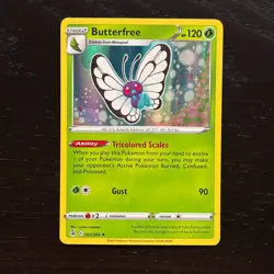 Butterfree 003/264 Pokemon Fusion Strike Sword & Shield Holo Rare Card NM - Image 1