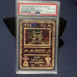 Pokemon TCG 2000 Ancient Mew Movie Promo Holo Card PSA 8 - Image 1