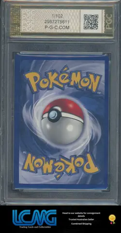 PGC 10 1999 Pokemon TCG 1st Edition Alakazam Holo 1/102 Base Set Card CSS - Image 2