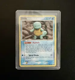 Pokemon TCG Ditto Delta Species Card 64/113 Squirtle 2005 - Image 1