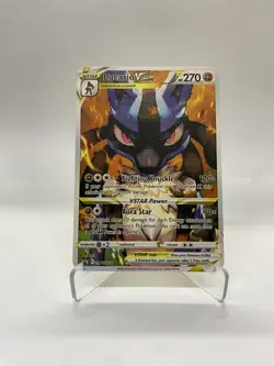 Lucario Vstar Gold Metal Pokemon Card-Collectible Gift Display！Christmas GOOD! - Image 1