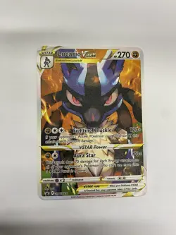 Lucario Vstar Gold Metal Pokemon Card-Collectible Gift Display！Christmas GOOD! - Image 5