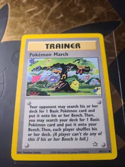 Pokemon March - 102/111 - Neo Genesis Set TCG - Pokemon Card - LP - Image 1