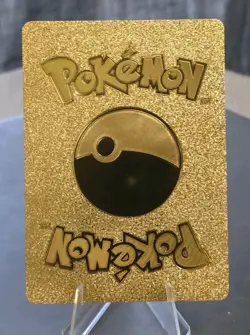 Pokemon Mew EX 120hp Gold Foil Fan Art Collector Card TCG - Image 2
