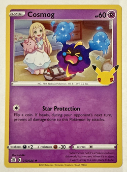 Celebrations - Holo Rare - Cosmog 013/025 Pokemon Card NM (US Seller) - Image 1