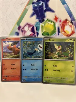 Pokemon SV: Black Bolt & White Flare Poster Collection Holo Promo Three Card Set - Image 1