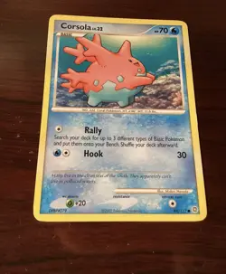 Pokemon Secret Wonders Common Card - Corsola 84/132 - Image 1