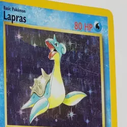 Pokemon TCG Lapras Fossil Unlimited 1999 10/62 Holo Rare Vintage WOTC LP Card - Image 3
