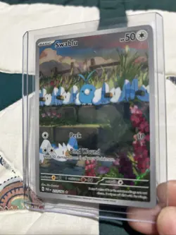 Swablu Holo Pokemon Trading Card 2011 Black & White Promo 27/Promo NM - Image 2