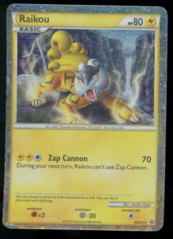 Raikou HGSS19 Fall 2010 Collector's Tins Promo Holo Pokemon Card R1 - Image 1