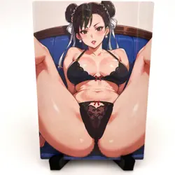 Street Fighter Chun-Li Sexy Hot Lingerie Anime Waifu Girl Goddess Story Art Card - Image 1