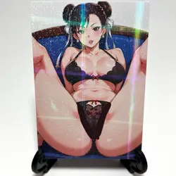 Street Fighter Chun-Li Sexy Hot Lingerie Anime Waifu Girl Goddess Story Art Card - Image 2