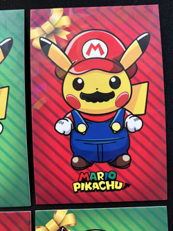 Pokemon X Super Mario - Mario & Luigi Pikachu Merry Christmas Card Database Data - Image 4