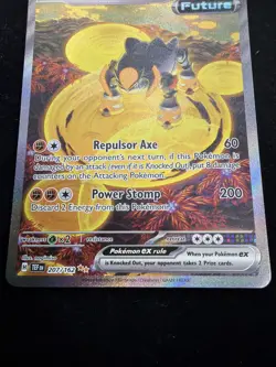 Pokemon TCG Iron Boulder EX Temporal Forces 207/162 Holo Card - Image 3