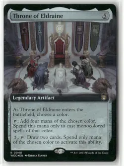 Magic the gathering Throne of Eldraine Extended Art Wilds of Eldrdraine #40 Foil - Image 1