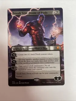 Tevesh Szat, Doom of Fools (Borderless) Commander Legends #512 Mythic - Image 1