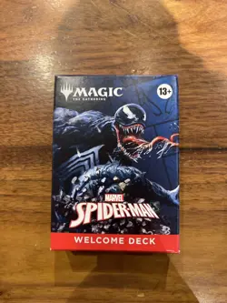 NYCC Magic: The Gathering Spider-Man Black Welcome Deck Venom - Image 1