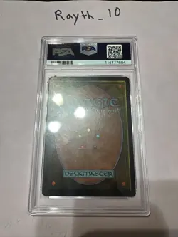 1994 Magic The Gathering Plateau Revised PSA 8 Near Mint-Mint - Image 2