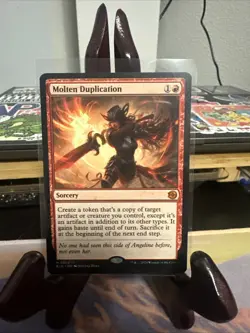 Molten Duplication Outlaws of Thunder Junction: the Big Score Regular - Image 1