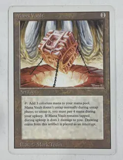 Mana Vault Revised Near Mint NM MTG Magic The Gathering - Image 1