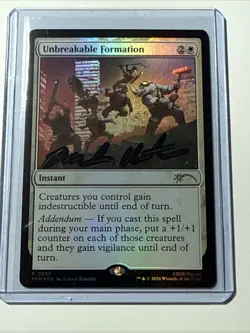 NYCC TMNT Promo Foil Magic The Gathering MTG Signed Mark Rosewater turtles - Image 1