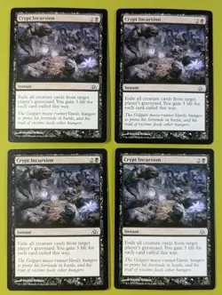 Crypt Incursion x4 Dragon's Maze 4x Magic the Gathering MTG - Image 1