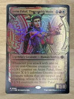 Anim Pakal, Thousandth Moon (Showcase) The Lost Caverns of Ixalan Foil NM - Image 1
