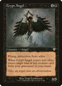 Crypt Angel [Invasion] Magic MTG - Image 1
