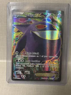 Pokemon TCG Gengar EX Full Art Phantom Forces 114/119 - Image 1