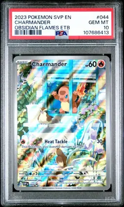 2023 POKEMON SVP EN-SV | BLACK STAR PROMO #044 | CHARMANDER | PSA 10 | 🔥🔥🔥 - Image 1