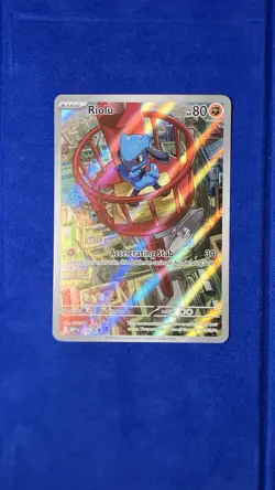Pokemon TCG Riolu Illustration Rare Black Star Promo Mega Evolutions Etb Nm - Image 1