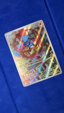 Pokemon TCG Riolu Illustration Rare Black Star Promo Mega Evolutions Etb Nm - Image 2