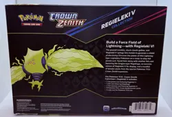 Pokemon TCG Crown Zenith Regieleki V / Regidrago V Collection Box Factory Sealed 820650851834 - Image 2