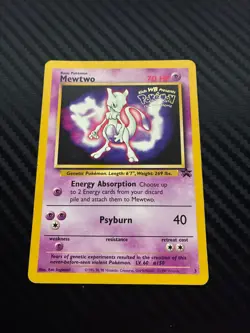 1999 Mewto #3 Black Star WB Pokemon the First Movie Promo NM - Image 1