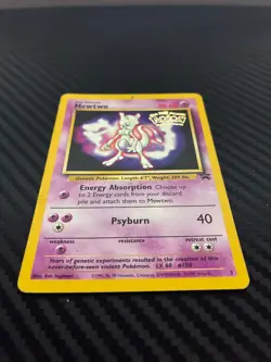 1999 Mewto #3 Black Star WB Pokemon the First Movie Promo NM - Image 3