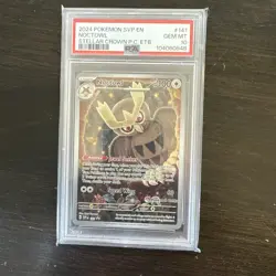 ***PSA 10 STELLAR CROWN POKEMON CENTER NOCTOWL 141 PROMO PSA 10 GEM MINT******* - Image 1