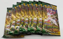 Pokemon Evolving Skies 9 ARTSETS w/ Display & Acrylic Case (36 Packs Total) - Image 2