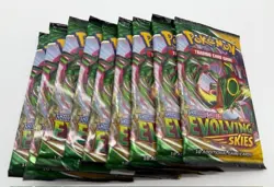 Pokemon Evolving Skies 9 ARTSETS w/ Display & Acrylic Case (36 Packs Total) - Image 4