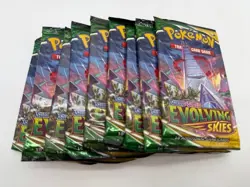 Pokemon Evolving Skies 9 ARTSETS w/ Display & Acrylic Case (36 Packs Total) - Image 5
