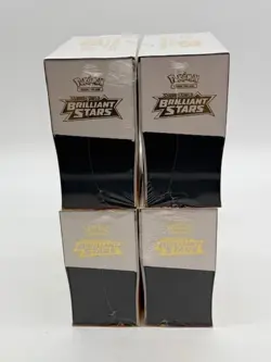 Lot of (4) Pokemon Center Brilliant Stars Elite Trainer Boxes SEALED - Image 2