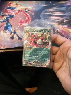 Pokemon TCG Fezandipiti EX 038/064 Shrouded Fable Double Rare Holo - Image 1