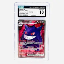 CGC 10 GEM MINT Gengar ex 193/162 - 2024 Pokemon Temporal Forces Ultra Rare Holo - Image 1