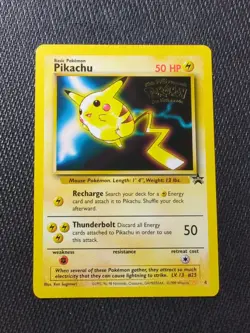 Pokemon TCG Pikachu Wizards Black Star Promos 4 Regular Promo Promo - Image 1