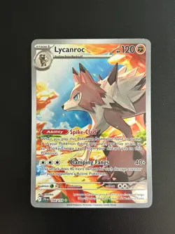 Lycanroc 166/159 Illustration Rare Journey Together JTG NM Pokemon - Image 1