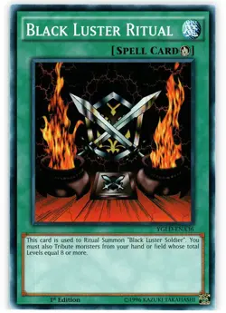 Black Luster Ritual - YGLD-ENA36 - Common - 1st Edition - Heavily Played - Image 1