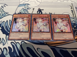Yugioh Ash Blossom & Joyous Spring ALT Art Secret Rare RA04-EN025 x3 Near Mint - Image 1