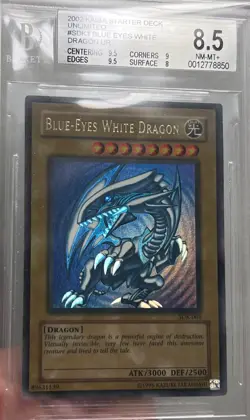 BGS 8.5 Blue Eyes White Dragon SDK Unlimited UR 2002 YU-GI-OH! TCG SDK KAIBA - Image 1