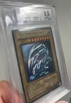 BGS 8.5 Blue Eyes White Dragon SDK Unlimited UR 2002 YU-GI-OH! TCG SDK KAIBA - Image 3