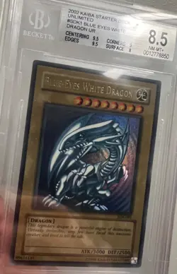 BGS 8.5 Blue Eyes White Dragon SDK Unlimited UR 2002 YU-GI-OH! TCG SDK KAIBA - Image 4